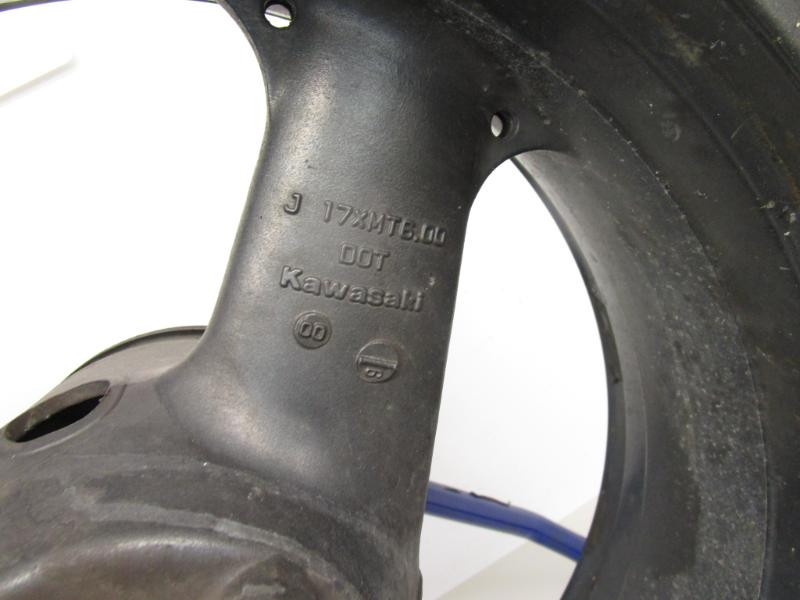 01 Kawasaki ZX 7R Ninja Rear Wheel Rim 17x6